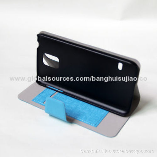Leather Mobile Phone Case for Samsung Galaxy S5, New Coat, Various Colors Available